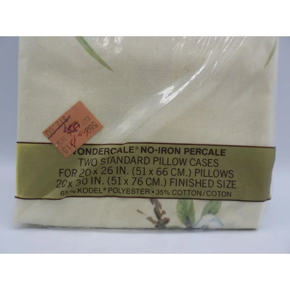 Vintage NOS Springmaid Wondercale 2 Pillow Cases Metropolitan Museum of Art